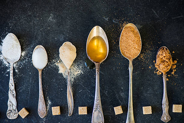 istock Different Kinds of Sugar in the Spoons 534323526
