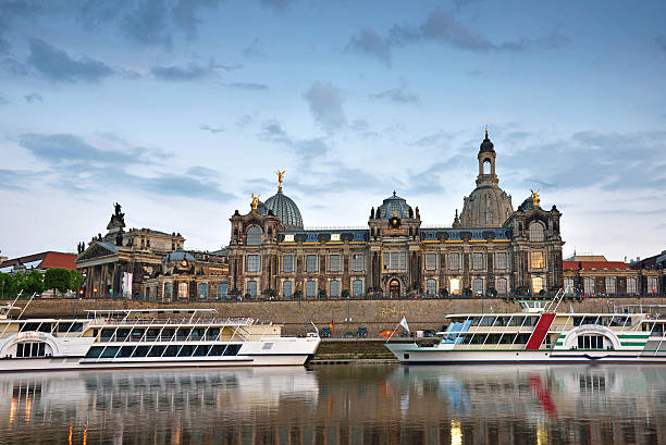 istock Scenic view of the old Dresden over the river Elbe. 534324072