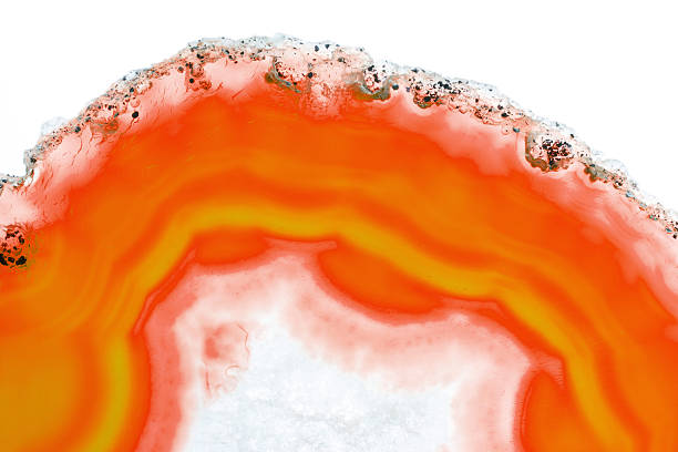 istock Abstract background - colorful agate slice mineral 534324510