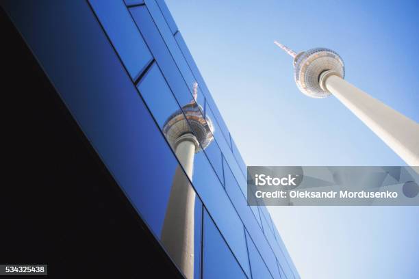 Tv Tower In Berlin Stock Photo - Download Image Now - Berlin, Architecture, Abstract