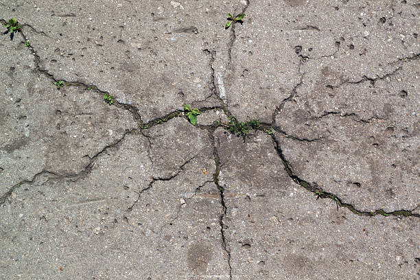 istock Texture of the old road with cracks 534328268