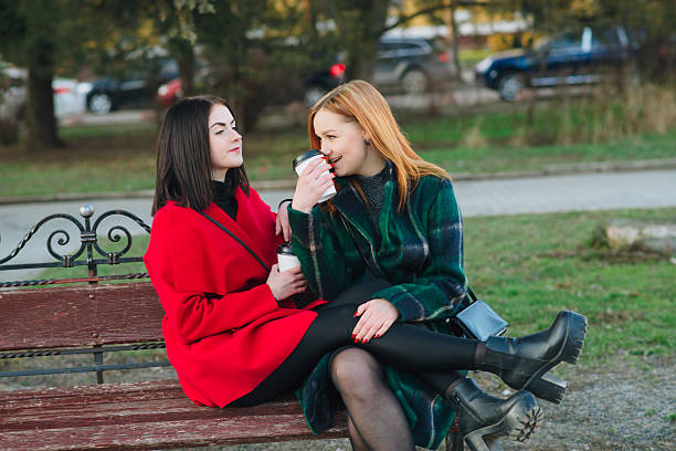 istock Two girls with gadget 534330428