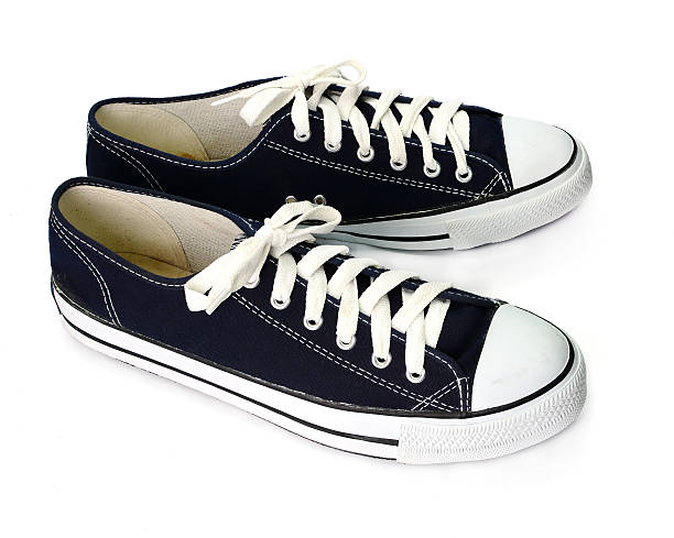 istock dark blue shoes isolated on white background 534335280