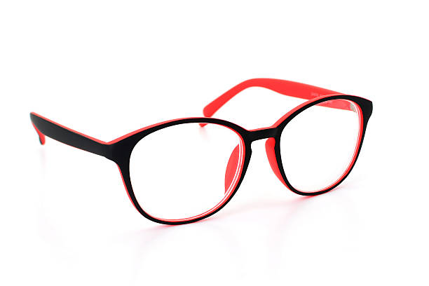 istock red black eye glasses isolated on white background 534335292