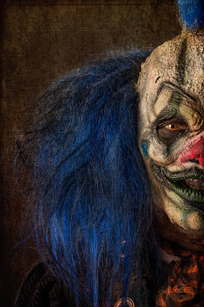 istock Creepy Clown portrait 534335332