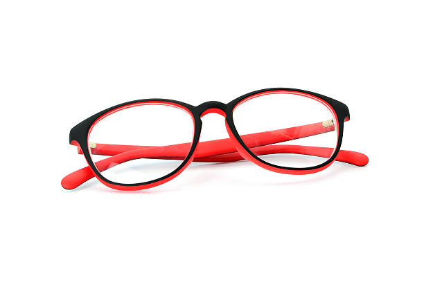 istock red black eye glasses isolated on white background 534337020