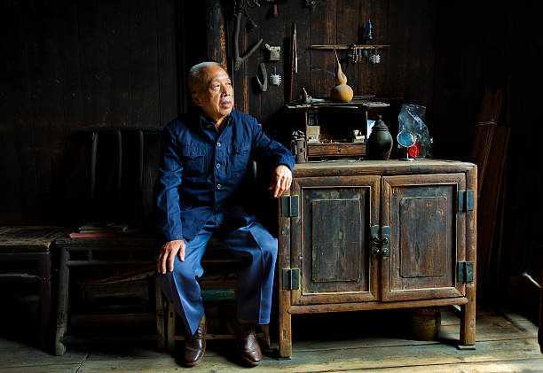istock Houses in the Chinese elderly 534361507