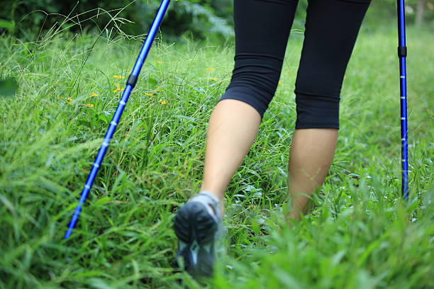 istock hiking legs in green grass 534362547
