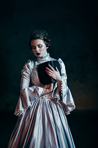 istock Woman in victorian dress 534362755