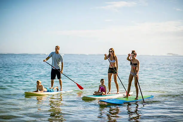 Photo of SUP - Stand up paddleboarding family