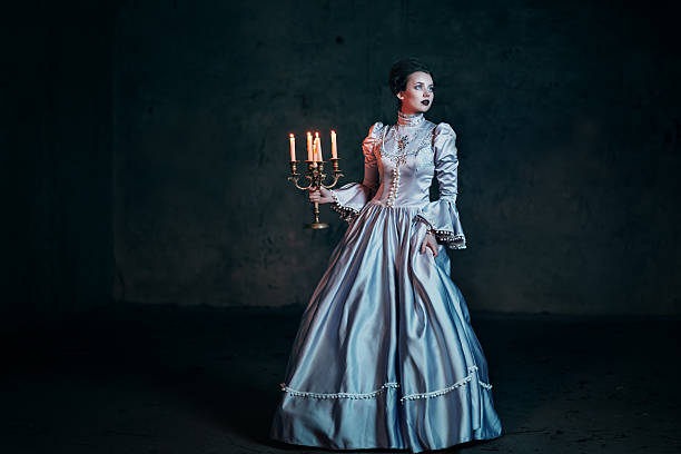 Woman in victorian dress