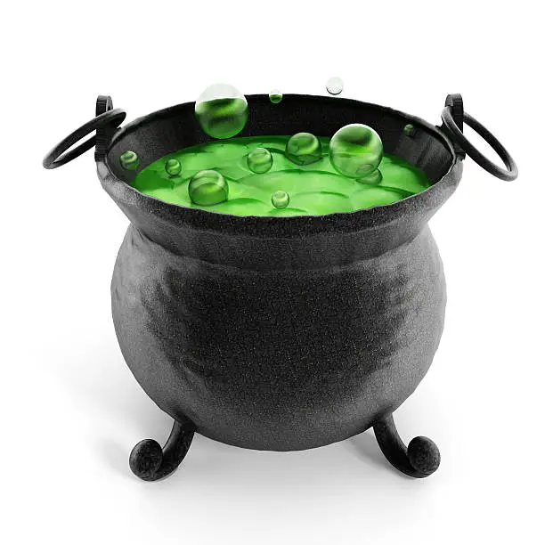 Photo of Halloween witch cauldron