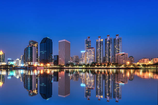 istock Twilight of Benchakitti Park Bangkok Thailand 534366405