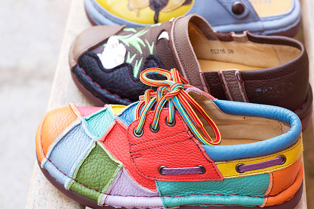 istock Leather moroccan shoes for sale 534366873