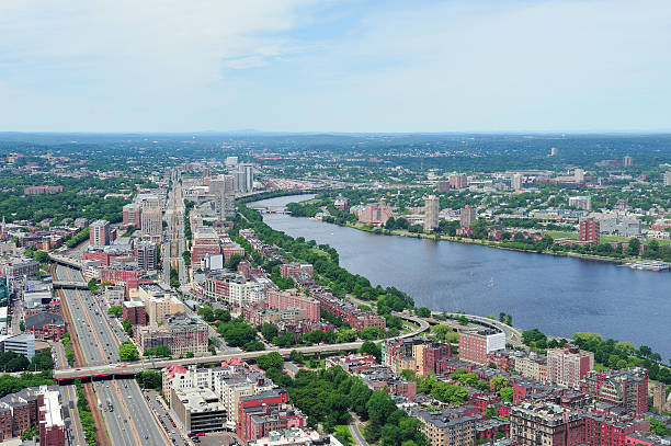 istock Boston aerial and Charles River 534367377