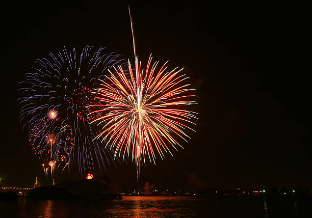istock firewotk in festival from city 534371009