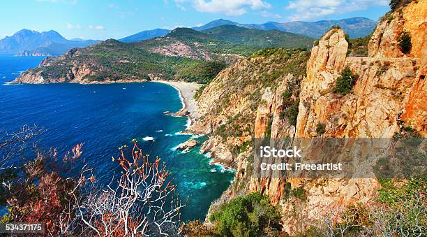 Impressive Landscape Of Corsicafrance Stock Photo - Download Image Now - Calanques, Corsica, 2015