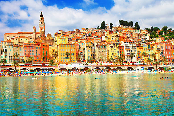 istock View of colorful Menton 534371203