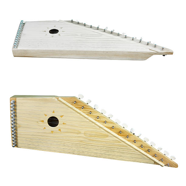 psaltery psaltery under the white background psaltery stock pictures, royalty-free photos & images