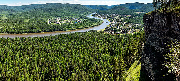 istock Panoramic views of the river Irkut 534399550