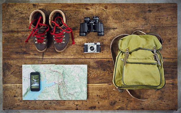 istock flatlay top hiking retro smartphone 534411296