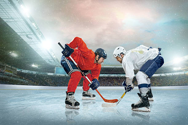 istock Ice hockey players on the ice 534418511