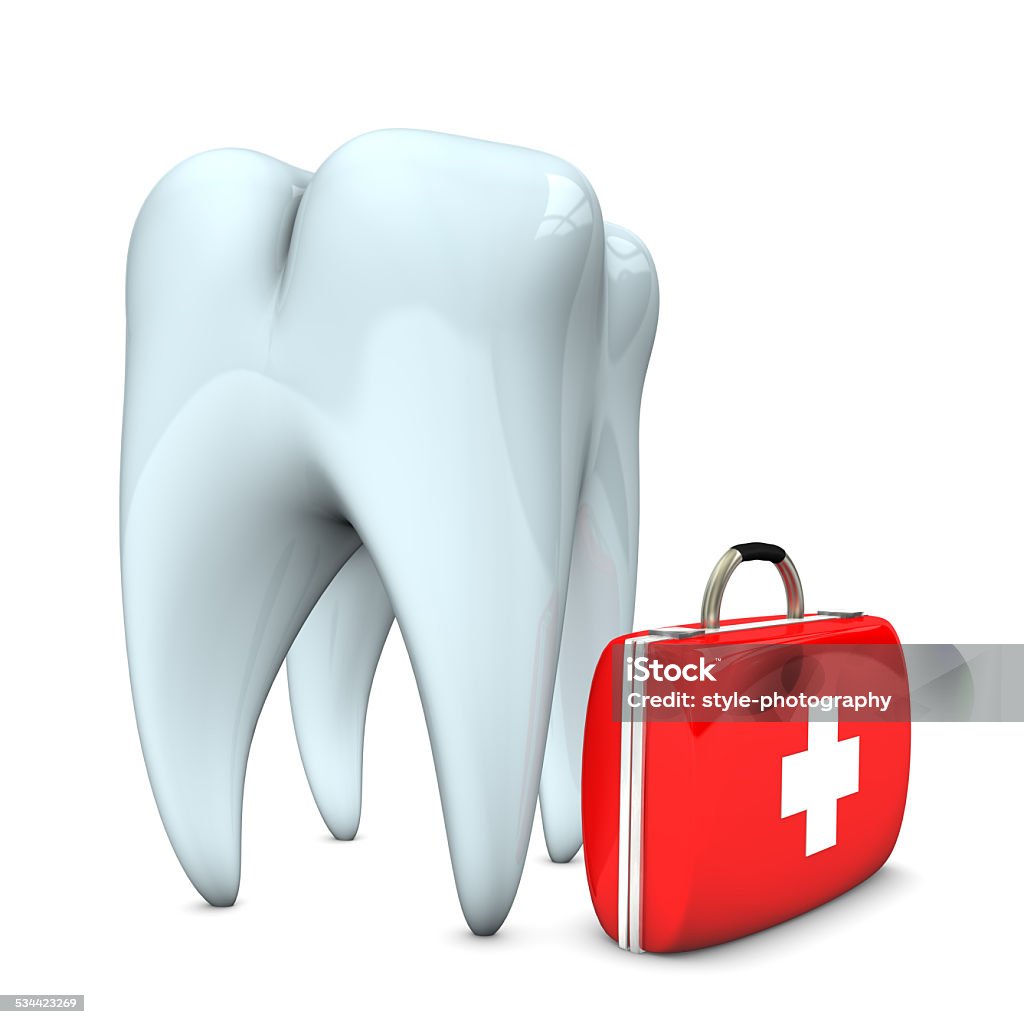 Zahn Notfall Fall - Lizenzfrei Unfall und Katastrophe Stock-Foto