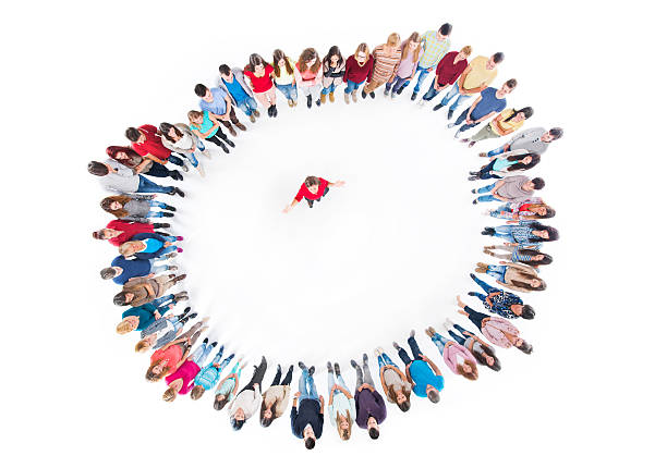 istock Large group of people on education event. 534423333