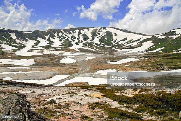 Alpine Scene With Snow And Mountains In Daisetsuzan National Park Stock Photo - Download Image Now