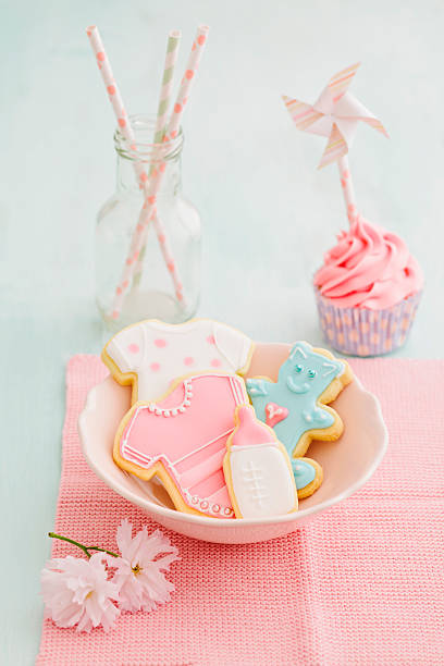 istock Baby shower cupcake and cookies 534424847