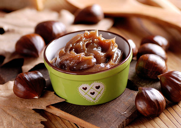 chestnut cream in the bowl