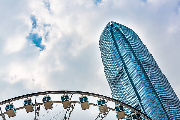 istock Ferris Wheel and Hong Kong 534425465