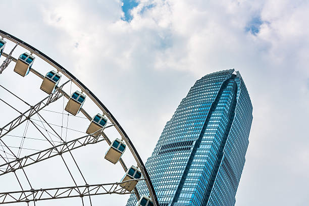 istock Ferris Wheel and Hong Kong 534425491