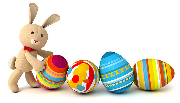 istock Cute funny toy bunny 534427757