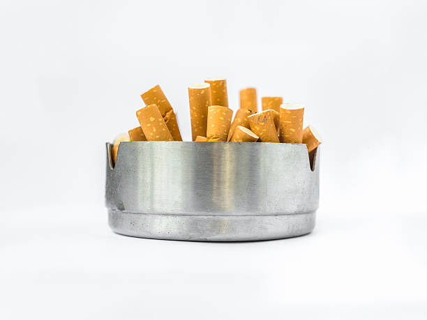 istock Ashtray Full of Cigarette Butts 534444768
