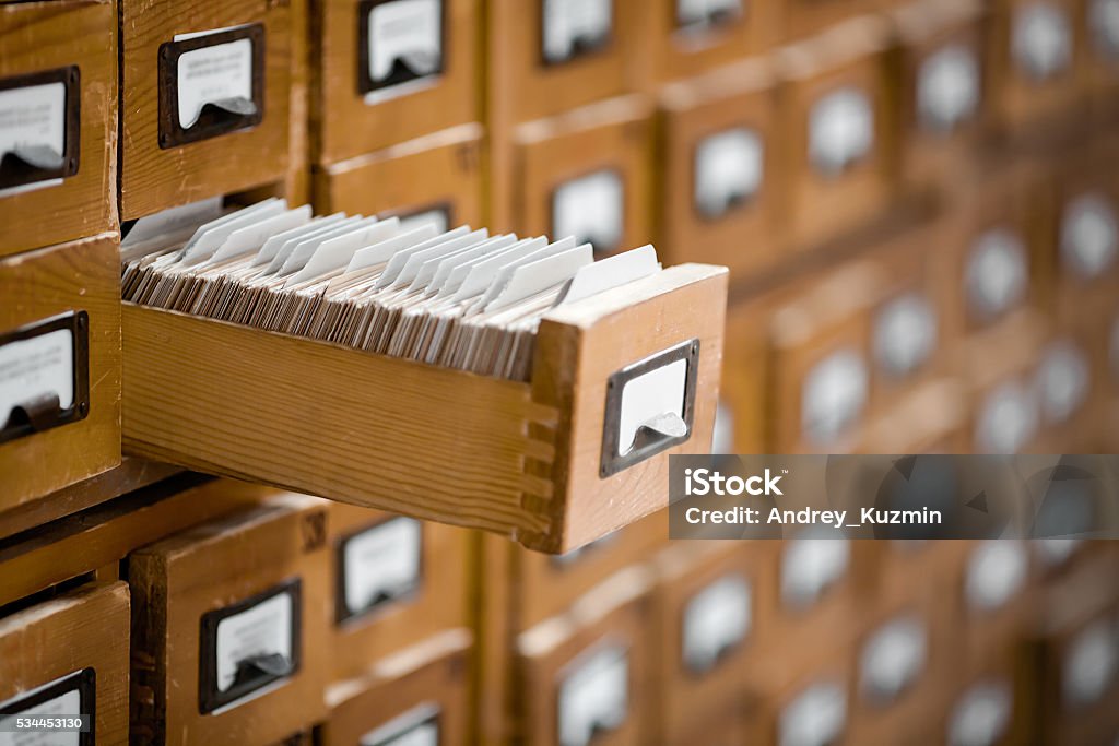 Archive Database Library Library Or Archive Reference Card Catalog Database Knowledge Base ...