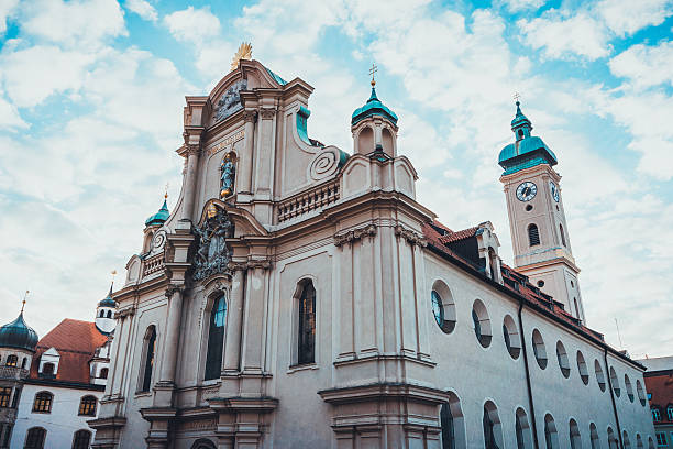 istock Facade of Holy Ghost Church in Munich, Germany 534453330