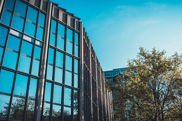 istock Modern Glass Office Building on Sunny Day 534454616