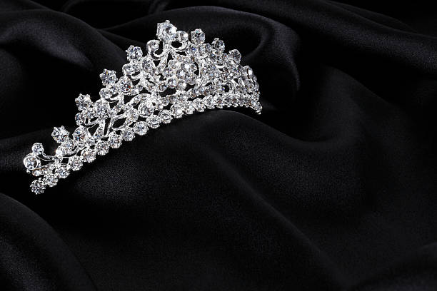 Tiara Tiara with crystal stones tiara stock pictures, royalty-free photos & images