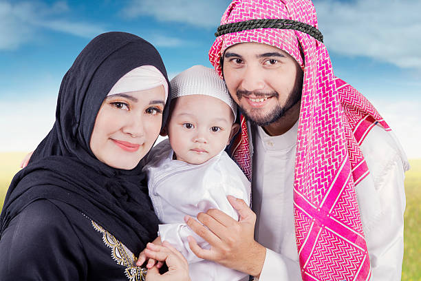 istock Happy Arabic parents and their son 534458270