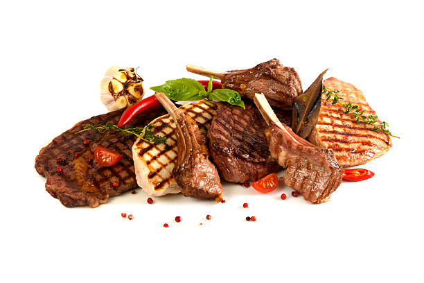 istock Barbecue grill. Fried sausages. 534459830