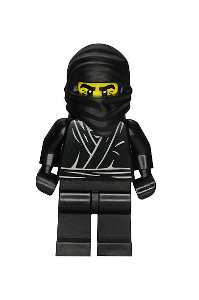 lego minifigure ninja - toy lego editorial ninja imagens e fotografias de stock