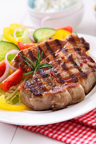 istock Grilled veal entrecote with salad 534471745