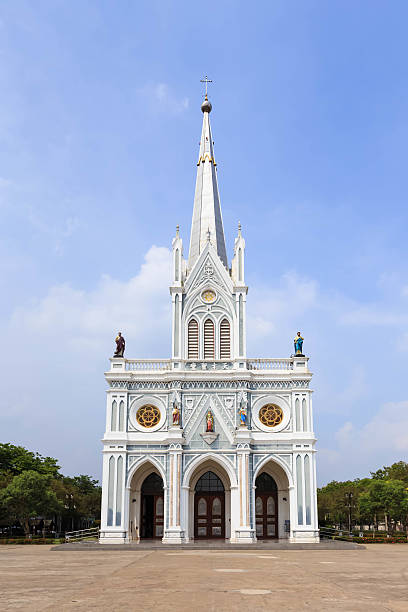 istock Catholic church at Samut Songkhram, Thailand 534474723