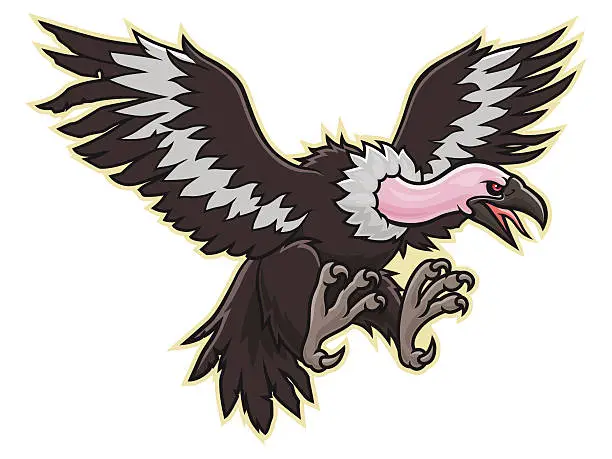 Vector illustration of Vulture