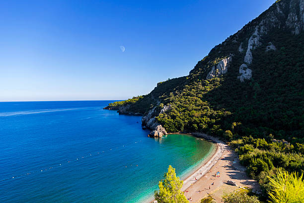 istock Aerial view of Olympos beach, Turkey 534476431