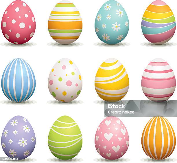 Пасхальное Яйцо — стоковая векторная графика и другие изображения на тему Пасхальное яйцо - Пасхальное яйцо, Пасха, Яйцо животного