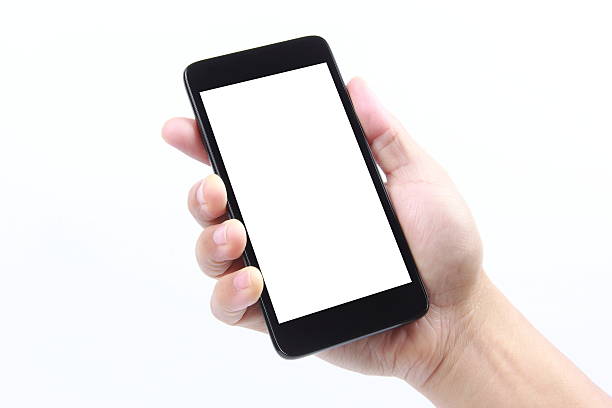 Hand holding smart phone