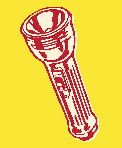 Vector illustration of Flashlight