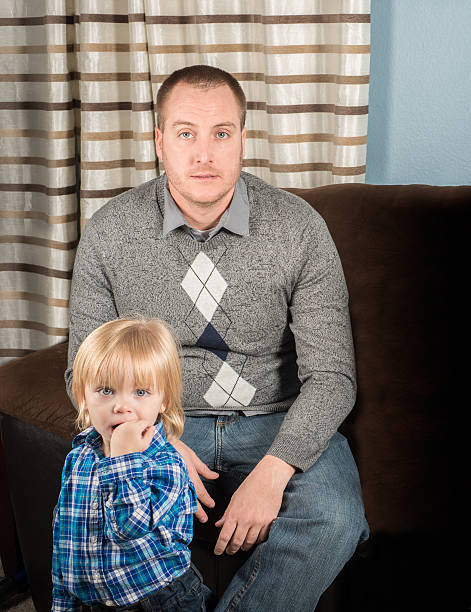 istock Worn out dad with adorable little boy 534480991